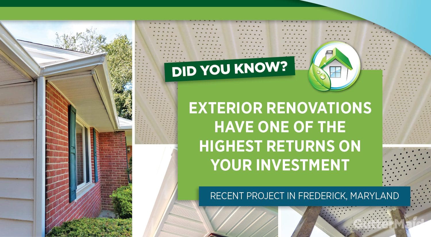 Did you know? exterior renovations have one of the highest returns on your investment